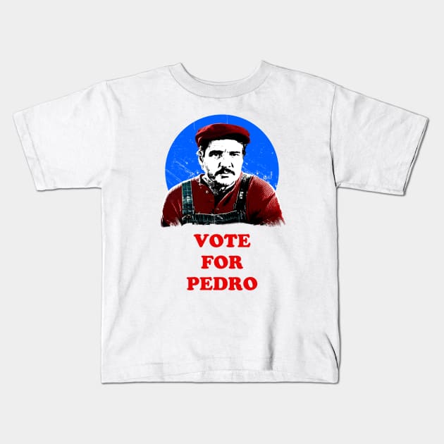 Vote for Pedro Kids T-Shirt by technofaze